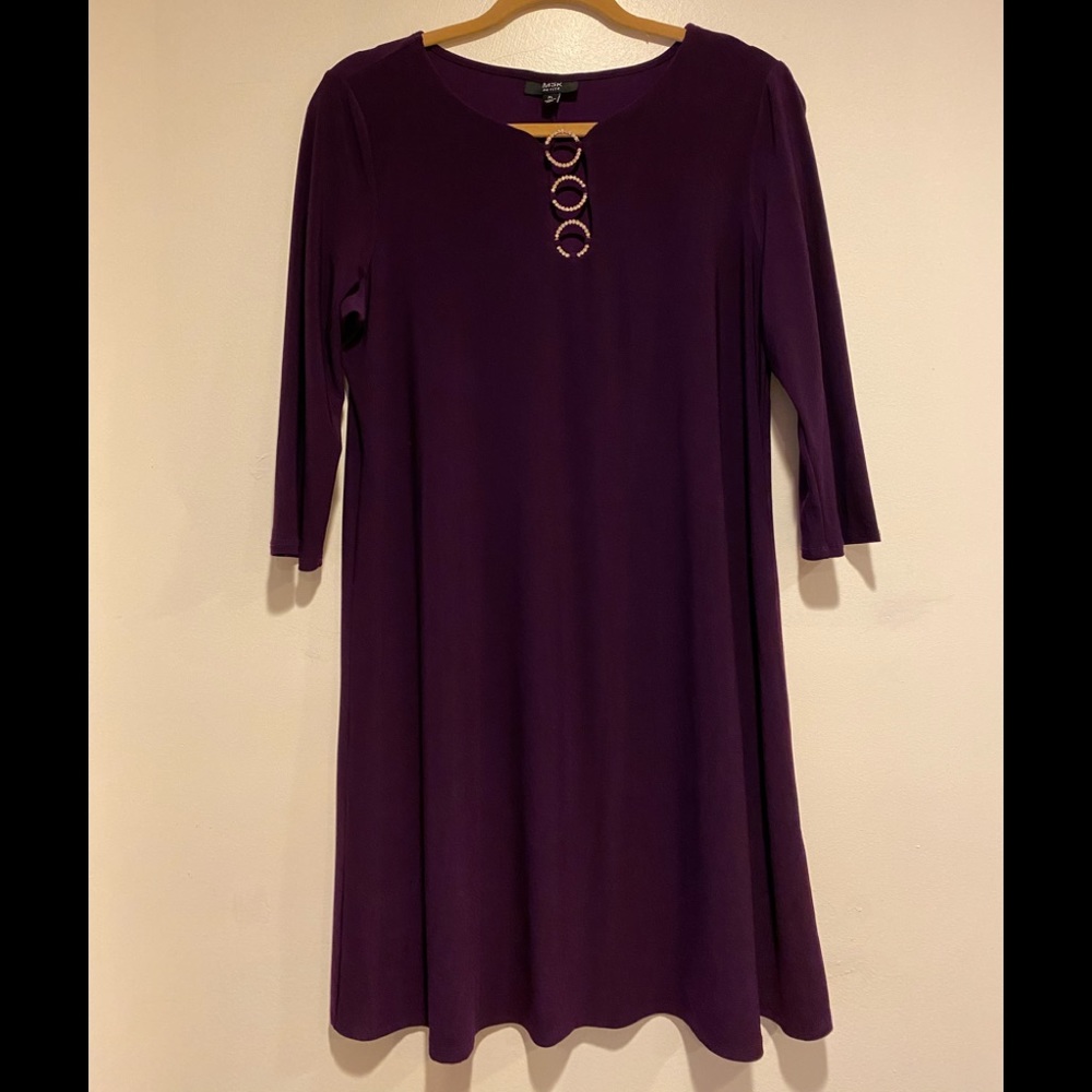 MSK petite:Purple Dress